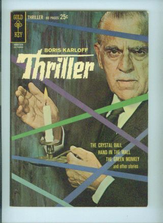 Boris Karloff Thriller (1962) 1 Tales Of Mystery Gold Key Comics Tv Series Show