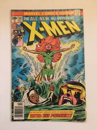 X - Men 101 1976 First Appearance Of The Phoenix,  Origin,  Hot Lower Grade.