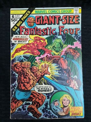 1975 Giant - Size Fantastic Four 6 1st app Annihilus 2