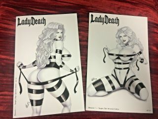 Lady Death: Fantasies 1 - Naughty Tape 2 - Book Set (david Harrigan)