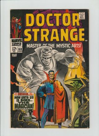 Doctor Strange 169 (june 1968,  Marvel) Fn (6.  0) Origin Of Doctor Strange Retold