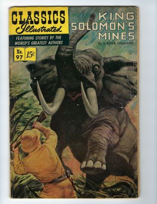 Classics Illustrated 97 (sept 1965) " King Solomon 