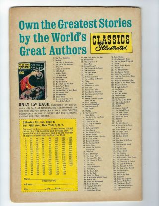 Classics Illustrated 97 (Sept 1965) 
