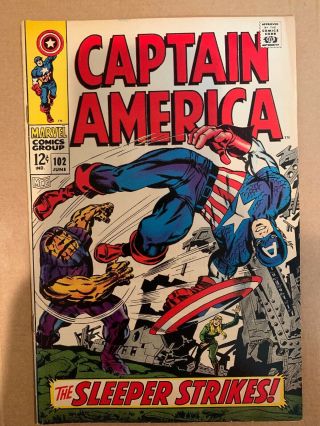 Captain America 102 (jun 1968,  Marvel)