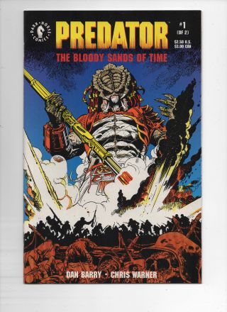 Predator The Bloody Sands of Time 1 and 2 complete set Dark Horse 1992 VF/NM 2