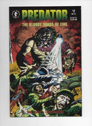 Predator The Bloody Sands of Time 1 and 2 complete set Dark Horse 1992 VF/NM 3