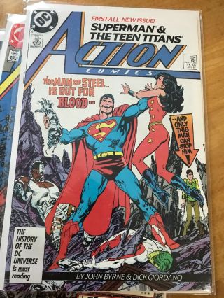 DC Comics Action Comics 1987 584 - 595 Plus Annual Comic Books Superman 2