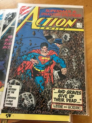 DC Comics Action Comics 1987 584 - 595 Plus Annual Comic Books Superman 4