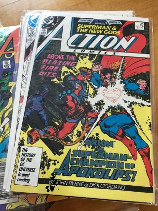 DC Comics Action Comics 1987 584 - 595 Plus Annual Comic Books Superman 5
