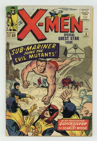 Uncanny X - Men (1st Series) 6 1964 Fr/gd 1.  5