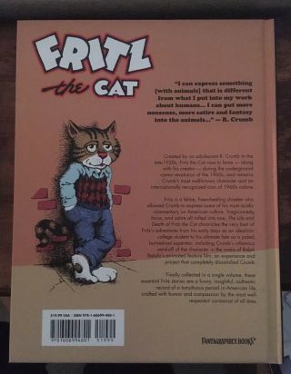 The Life and Death of Fritz the Cat by R.  Crumb Hardcover HC Weirdo Zap Comix 2