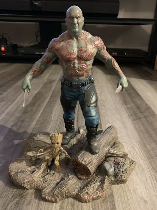 Diamond Select Marvel Gallery Drax And Baby Groot Figure