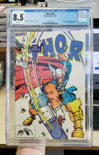 Thor 337 - Cgc Grade 8.  5 - First Appearance Of Beta Ray Bill