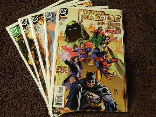 1999 Dc Comics Day Of Judgment 1 - 5 Complete Limited Series Set - Vf/nm
