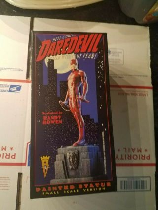 Marvel Bowen Designs Daredevil Man Without Fear Mini Statue Red Ver Randy Bowen