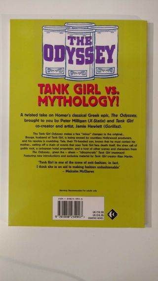 Tank Girl Odyssey (Titan) 1ST print Jamie Hewlett (Gorillaz fame) Peter Milligan 2