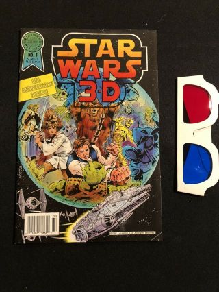 Rare Star Wars 3 - D 10th Anniversary Series Blackthorne No.  1 With 3 - D Glasses