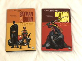 Batman & Robin Deluxe Edition Hc Vol 1 2 Grant Morrison Hardcover