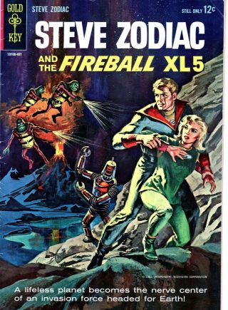 Steve Zodiac And The Fireball Xl5 1_jan 1964_silver Age Gold Key -