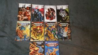 Fantastic Four Full Jonathan Hickman Run Tpb X10 Very Good Marvel