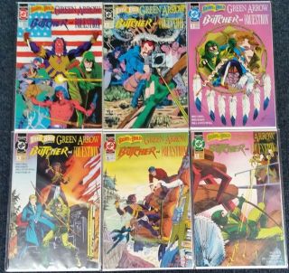 The Brave And Bold Green Arrow 1 - 6 (jan 1992,  Dc) The Butcher And The Question