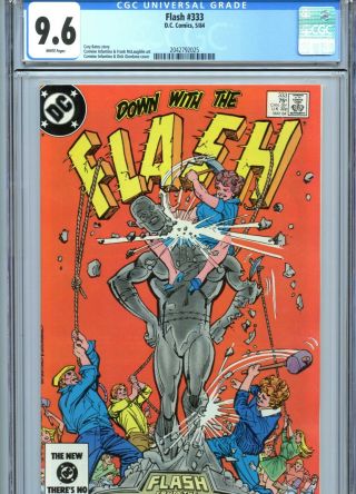 Flash 333 Cgc 9.  6 White Pages Dc Comics 1984