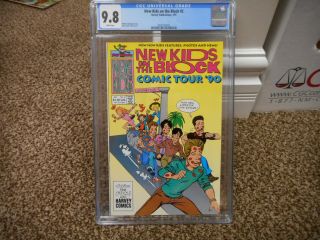Kids On The Block Comic Tour 1990 2 Cgc 9.  8 Harvey Donnie Joey Jordan