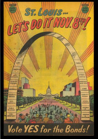 St.  Louis: Let’s Do It Nov.  8th Nn Not In Guide Giveaway Comic 1966 Fn,