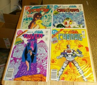 Tales Of The Teen Titans Comics 1,  2,  3,  4,  Vf 1982 First Cyborg Full Set