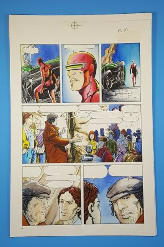 Archer & Armstrong 11 Page 10 Valiant Comics Color Art Hand Painted