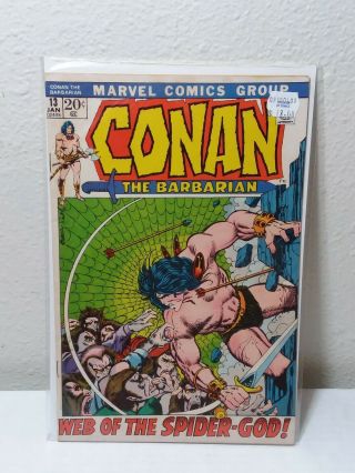 Conan The Barbarian Vol 1 13 (jan 1972,  Marvel) Barry Smith,  Roy Thomas L@@k