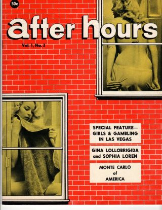 After Hours Volume 1,  No.  3 Warren Publications - Vf,  - Rare And Hard To Find