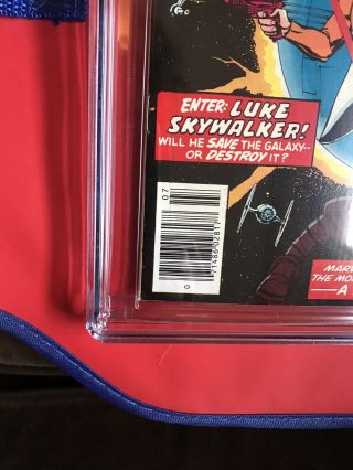 STAR WARS 1 Comic Book 1977 - First Print WHITE PAGES CGC 8.  5 Just Received 4