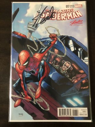 Spider - Man 17 Ramos Fan Expo Variant Signed By Stan Lee W/
