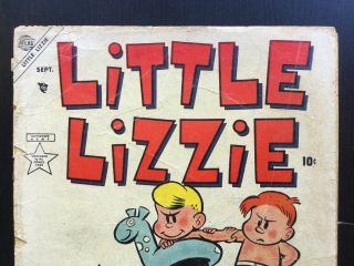 Little Lizzie 1 RARE Atlas Golden Age Comic PR Covers Detached Low Grade KEY 2