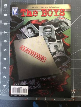 The Boys Issue 2 Name Of The Game 1st Print Ungraded Wild Storm.  Ennis Tv Show
