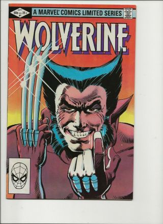 Wolverine 1 - 4 (marvel 1982) Complete 4 Issue Set 1 2 3 4 Frank Miller