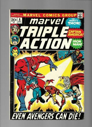 Marvel Triple Action 8 9 10 11 12 Avengers Wasp Capt America Minotaur Scar Witch