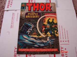 The Mighty Thor 134.  The 1st.  App.  Of High Evolutionary & Man Beast In Vg,  Cond