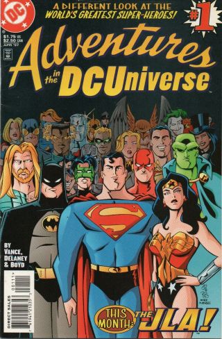 Adventures In The Dc Universe 1,  2,  3,  5,  7,  8,  12 Vf - Vf/nm Dc Comics 1997