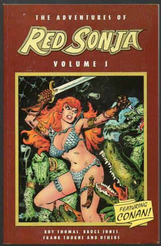 The Adventures Of Red Sonja Volume 1 Tpb Collects Marvel Feature 1 - 7 Thorne 1st