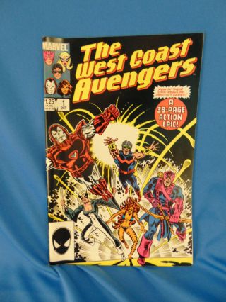 The West Coast Avengers Comic Book 1 Superhero Sinnott Milgrom Art 1985 Marvel