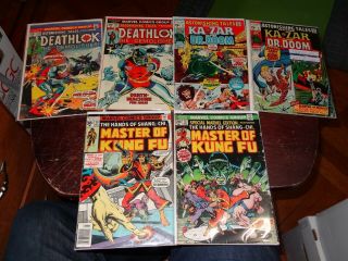 Special Marvel Edition 15 1st Shang - Chi Astonishing Tales 4 5 26 28 2nd Deathlok