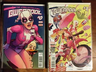 Unbelievable Gwenpool 0,  1 - 23,  Holiday Special (first Appearance) 2016