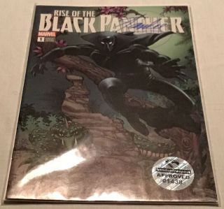 Rise Of The Black Panther 1 Stan Lee’s Dna Solvent Ink Signature W/coa 1438