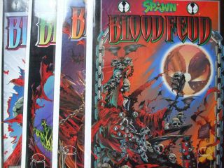 Spawn : Blood Feud 1 - 4 Complete Set (image Comics 1995 Series) Alan Moore
