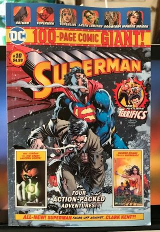 Dc 100 - Page Comic Giant Walmart Superman 10 Wal - Mart