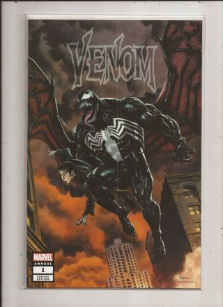 Venom Annual 1 Variant Suayan Knull Spider - Man Marvel Fantasy 15 Homage