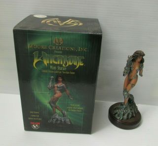 Moore Creations Presents Hitchblade Mini Statue Limited Ed 1793