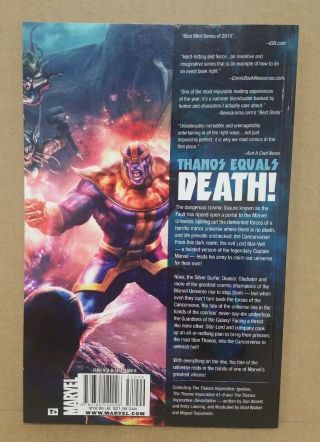 Thanos Imperative (2011) Marvel TPB 1st Print Abnett Lanning Surfer Nova Ronin 2